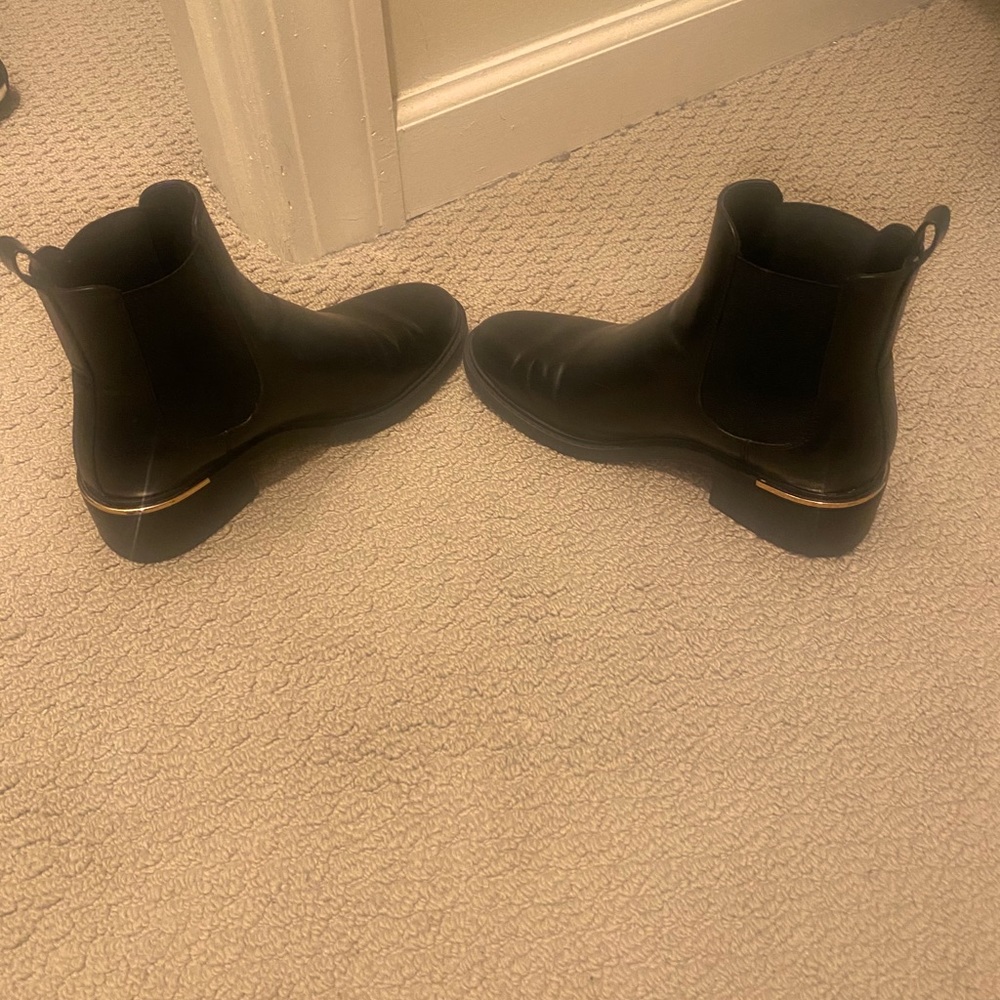 Zara black combat boots